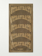 Stray Rats - Logo-Print Cotton-Terry Towel