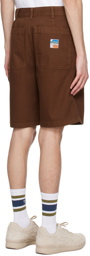 Palmes Brown Sweeper Shorts
