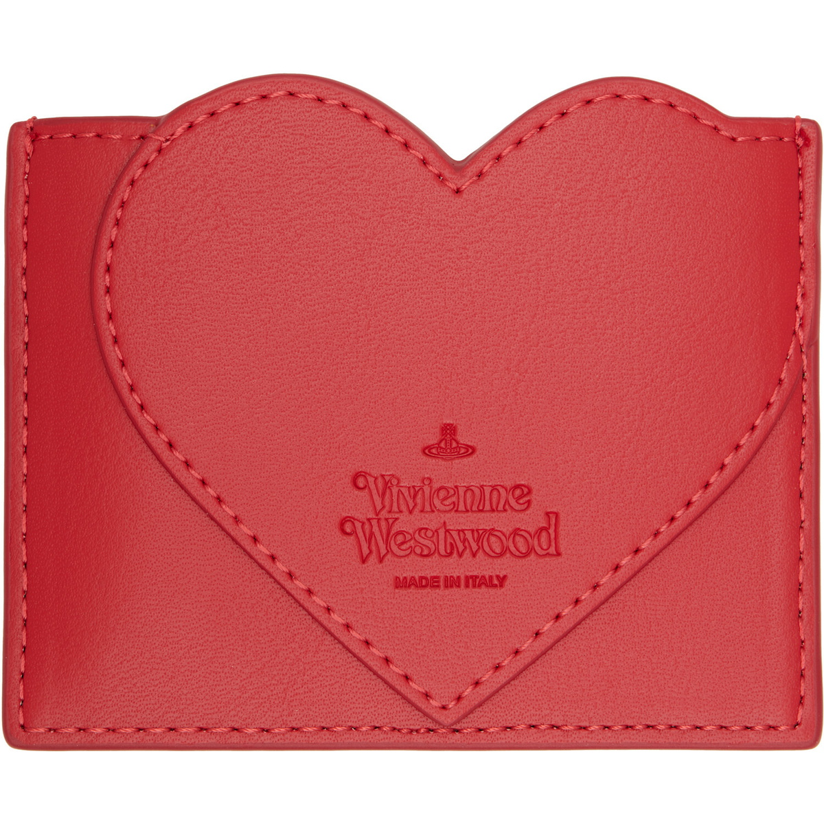 Vivienne Westwood Red Heart Card Holder