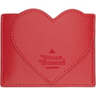 Vivienne Westwood Red Heart Card Holder