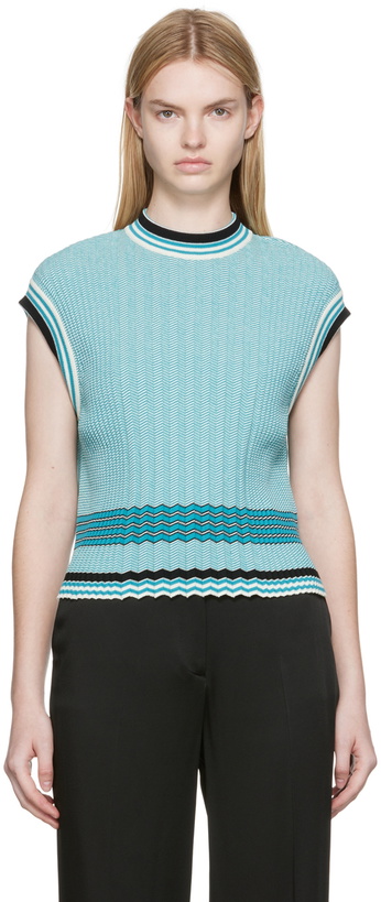 Photo: Victoria Beckham Blue Rib Sweater