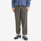 Folk Men's Herringbone Drawcord Assembly Pants in Soft Black