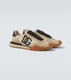Dolce&Gabbana DG suede-trimmed sneakers