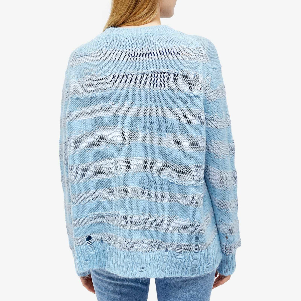Acne Studios Women's Kosimo Mohair RWS Sweater in Sky Blue Acne Studios Women's Kosimo Mohair RWS Sweater in Sky Blue