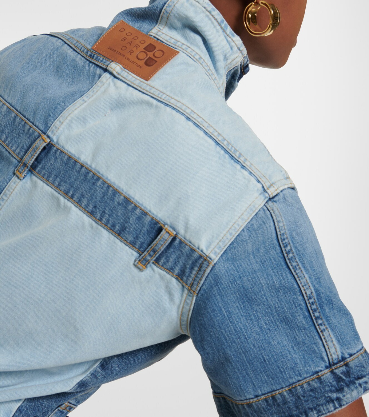 Dodo Bar Or Robinson denim playsuit