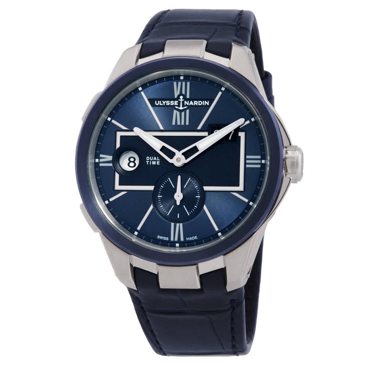 Photo: Ulysse Nardin Executive Automatic Blue Dial Mens Watch 243-20/43