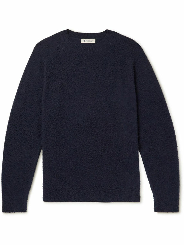 Photo: Piacenza Cashmere - Brushed-Cashmere Sweater - Blue