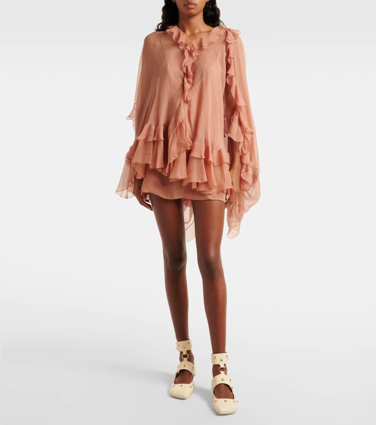 Chloé Jade studded leather sandals Chloe