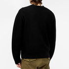 Moncler Men's Logo Crew Knit in Black