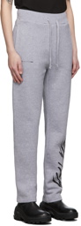 1017 ALYX 9SM Grey Script Lounge Pants