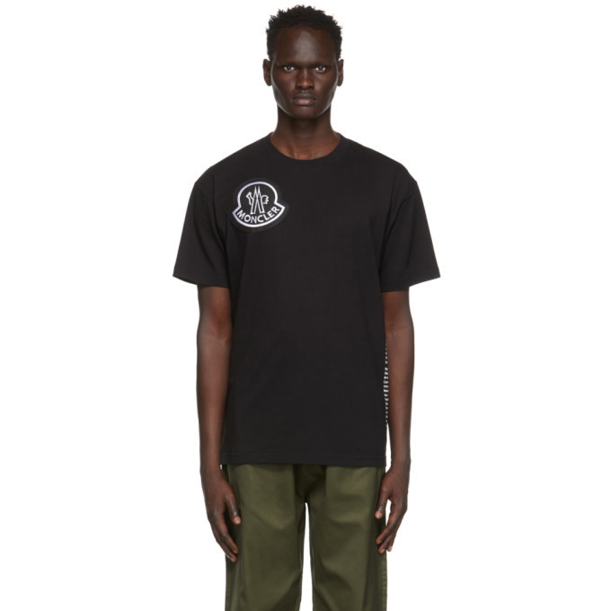 Photo: Moncler Genius 2 Moncler 1952 Black Lettering T-Shirt