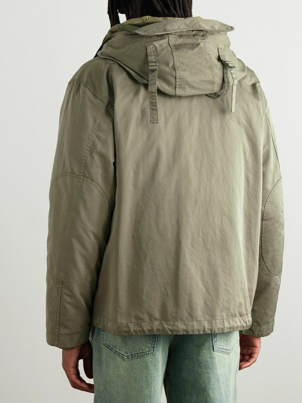 C.P. Company - Garment-Dyed Micro Kei Hooded Jacket - Green C.P.