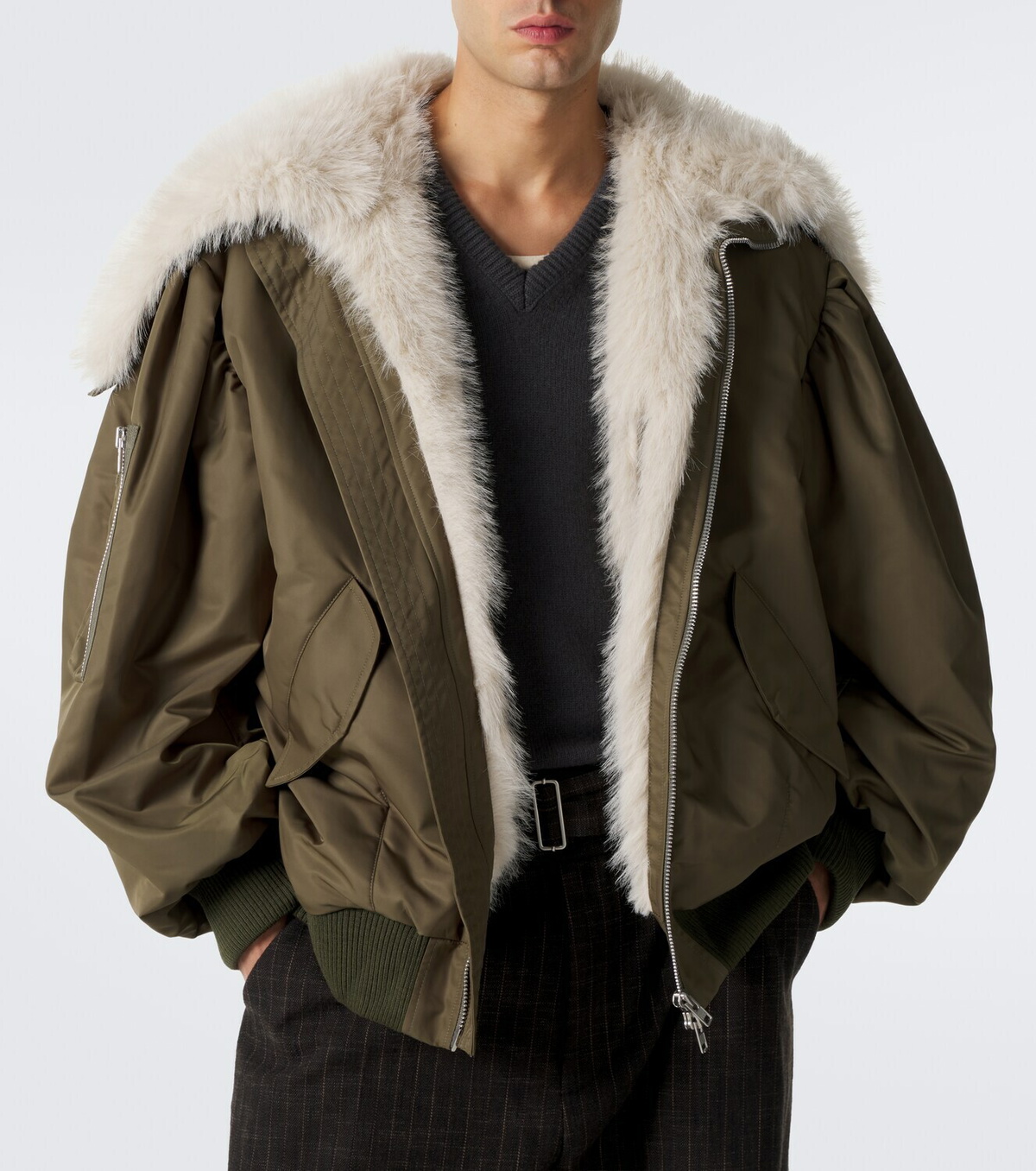 Simone Rocha Oversized bomber jacket