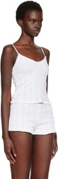 Cou Cou White 'The Long Cami' Camisole
