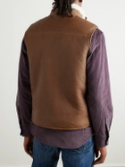 Paul Smith - Reversible Shearling Gilet - Brown