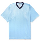 Nike - Martine Rose Oversized Logo-Jacquard T-Shirt - Men - Blue