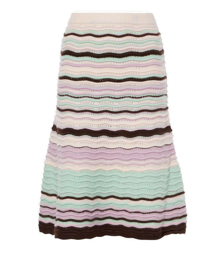 Photo: Susan Fang Striped midi skirt