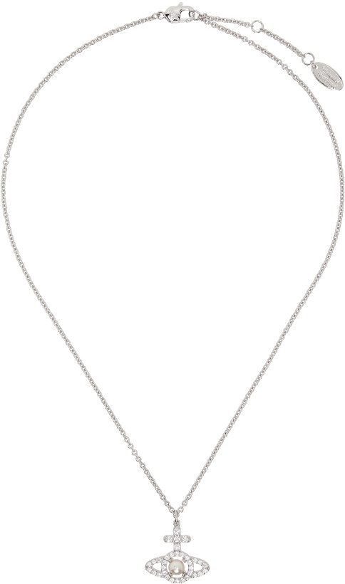 Photo: Vivienne Westwood Silver Olympia Pearl Pendant Necklace