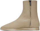 Fear of God Taupe High Mule Boots