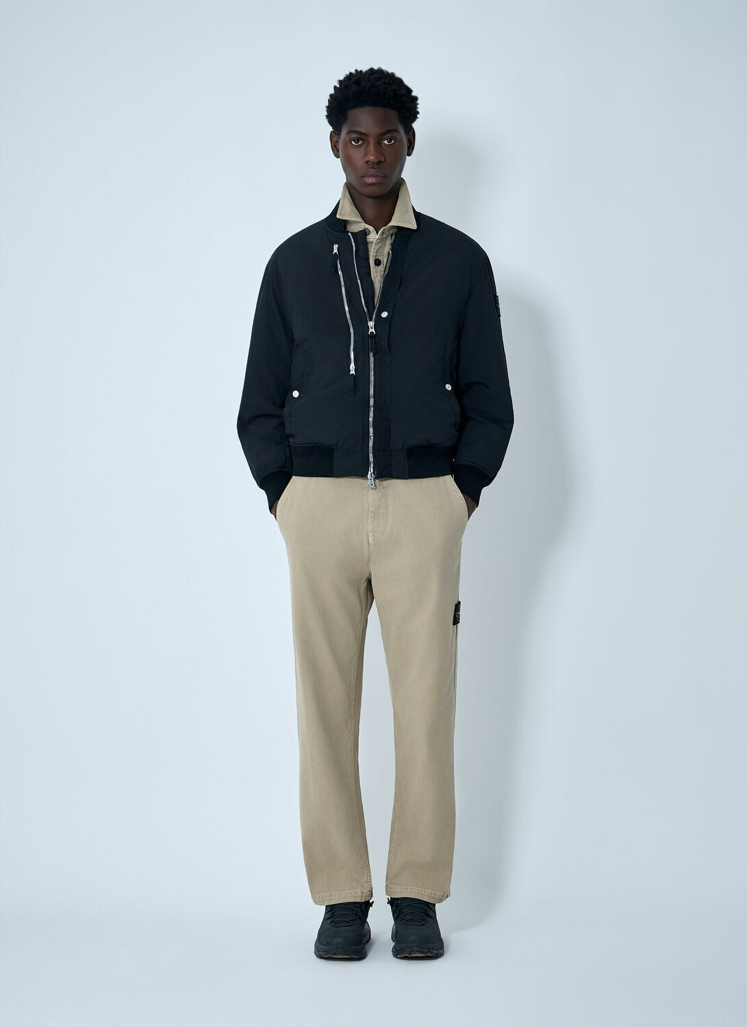 Stone Island Nylon Metal Bomber Jacket