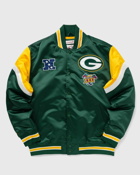 Mitchell & Ness Nfl Heavyweight Satin Jacket Green Bay Packers Green - Mens - Bomber Jackets/Team Jackets