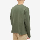 Uniform Bridge Men's Long Sleeve Navy T-Shirt in Sage Green