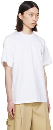 Wooyoungmi White Square Label T-Shirt