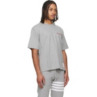 Thom Browne Gray Milano Cotton Oversized Pocket T-shirt