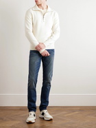 TOM FORD - Wool-Blend Half-Zip Sweater - White