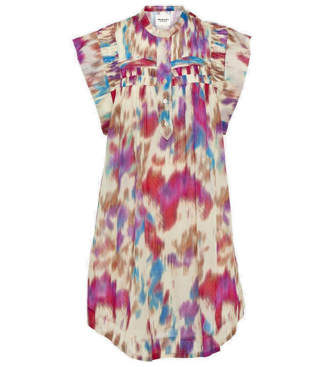 【Marant Etoile】 Kabelinoプリントコットンミディドレス Isabel Marant étoile Kildi Floral-print Cotton Mini Dress