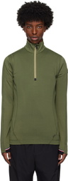 Moncler Grenoble Khaki Maglia Lupetto Sweater