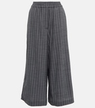 Loewe - Anagram Striped wool-blend pants