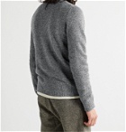 Hartford - Shetland Wool-Blend Sweater - Gray