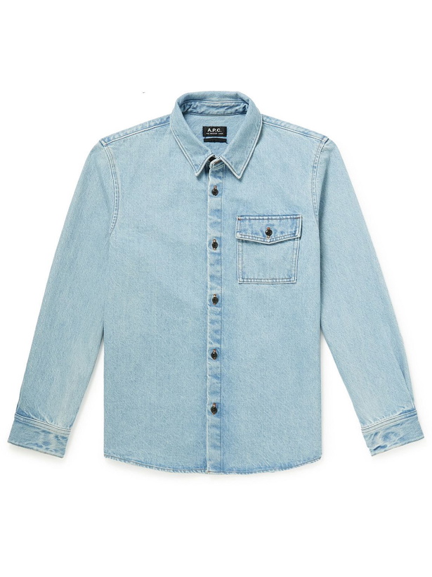 Photo: A.P.C. - Denim Overshirt - Blue