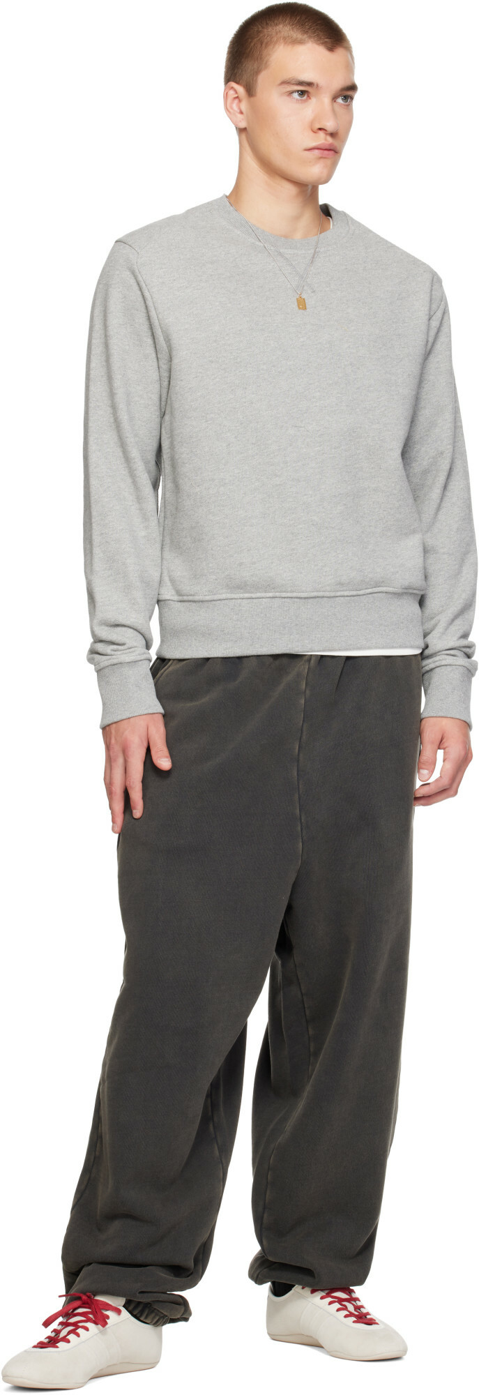 Entire Studios Gray Pod Crew Sweatshirt