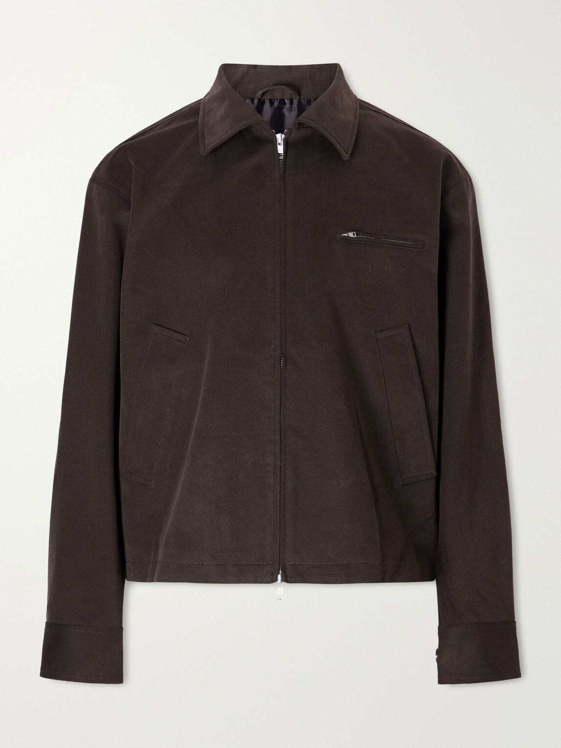 mfpen - Postal Cotton-Velvet Jacket - Brown