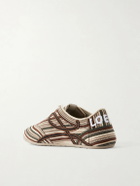 LOEWE - Paula's Ibiza Yago Embroidered Canvas Sneakers - Brown
