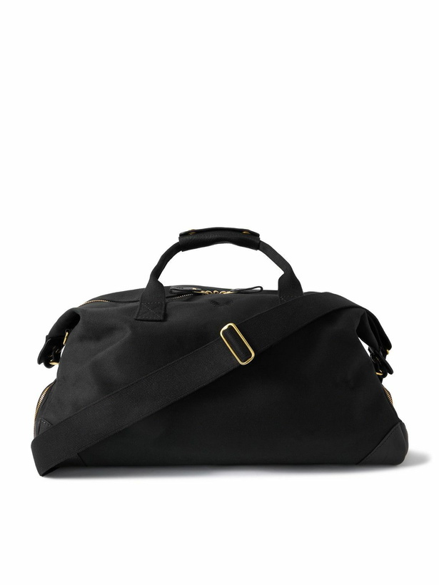Photo: Bennett Winch - Weekender Leather-Trimmed Cotton-Canvas Holdall