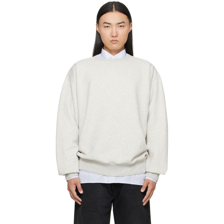 Photo: Maison Margiela Gray 4-Stitch Sweatshirt
