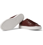 Paul Smith - Sotto Burnished-Leather Sneakers - Brown