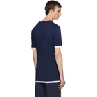 Neil Barrett Blue and White Double T-Shirt