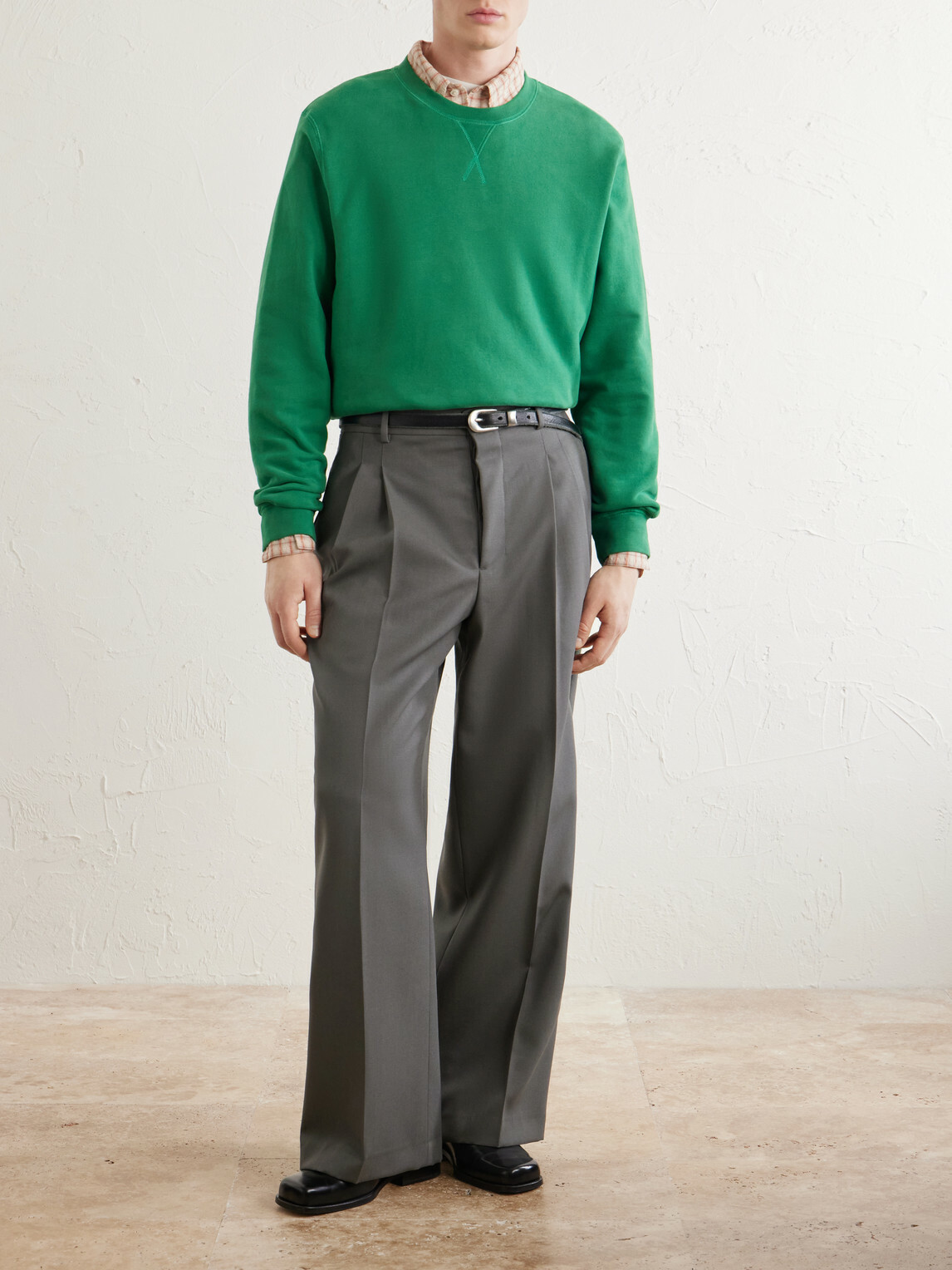 Sunspel - Cotton-Jersey Sweatshirt - Green