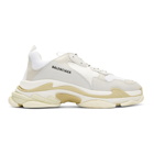 Balenciaga White Triple S Sneakers