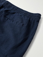 Onia - Straight-Leg Linen-Blend Cargo Shorts - Blue