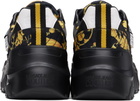 Versace Jeans Couture Black Speedtrack Logo Couture Sneakers