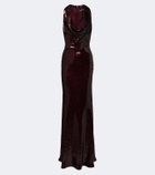 David Koma Sequined gown