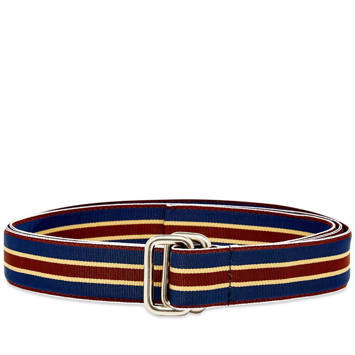 Photo: Beams Plus Double Ring Grosgrain Tape Belt