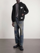Neighborhood - Logo-Print Cotton-Jersey Hoodie - Black