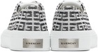 Givenchy Black & White City Low 4G Sneakers