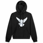 3.Paradis Women's Solo Dove Hooded Sweater in Black